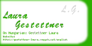 laura gestettner business card